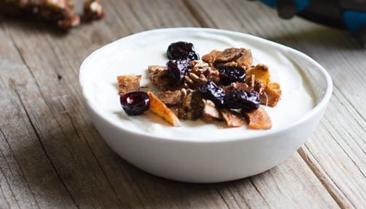 Quckly Raise Your Energy Level With Greek Yoghurt And Dried Fruit